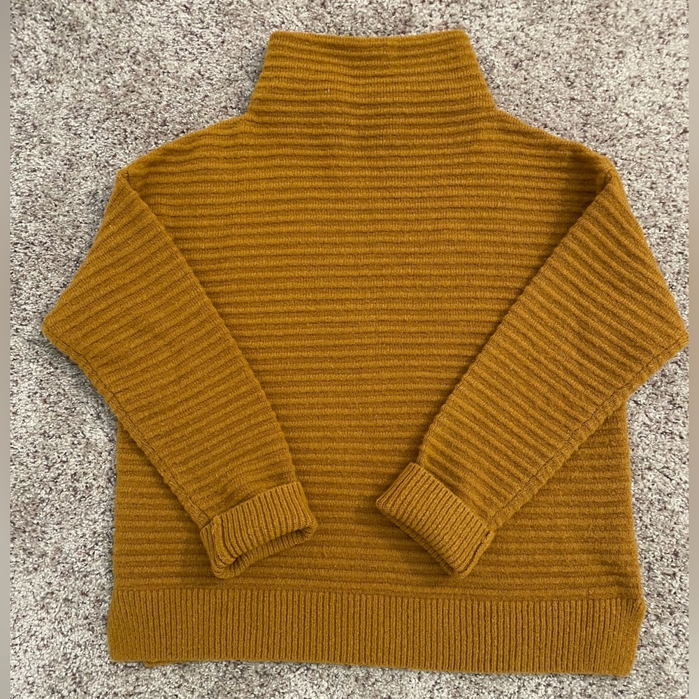 Madewell Belmont Donegal Mock Neck Sweater